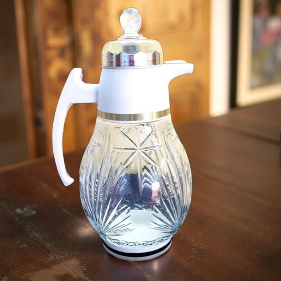 Vintage teapot / coffee pot / juice or water decanter glass decanter - Picture 4 of 15